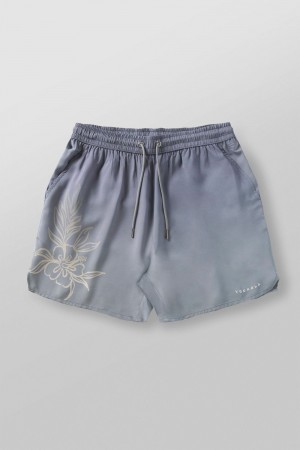 Young LA 1006 - Miami Sunset Shorts Blue Canada | OLSW-69178