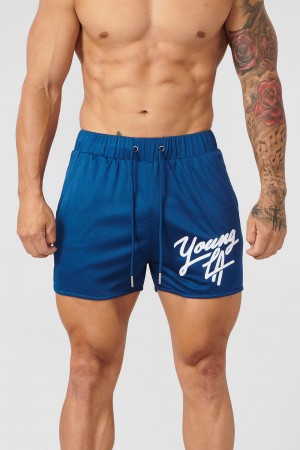 Young LA 104 Legacy Shorts Blue Canada | XRHP-84715