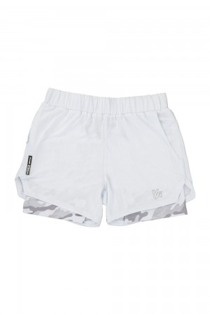 Young LA 105 Compression Shorts 2.0 White Canada | WAGZ-64307