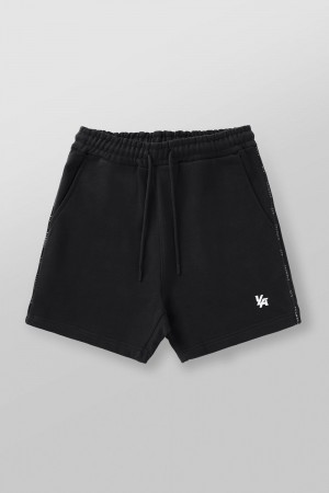 Young LA 1078 - Piping Collection - Shorts Black Canada | WJKX-30567