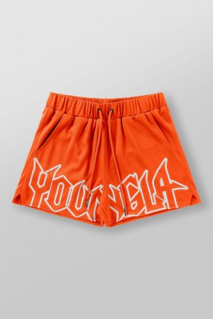 Young LA 1109 - All-Star Shorts Orange Canada | MLIZ-81420