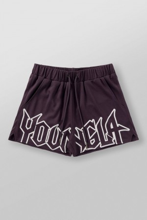 Young LA 1109 - All-Star Shorts Purple Canada | QVYK-14952