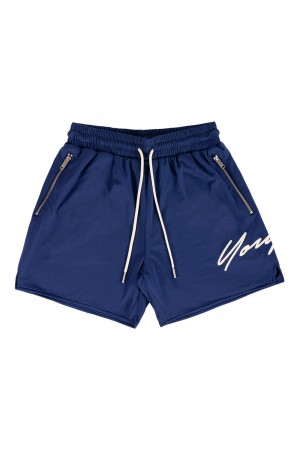 Young LA 115 Signature Shorts Blue Canada | EJFW-75320