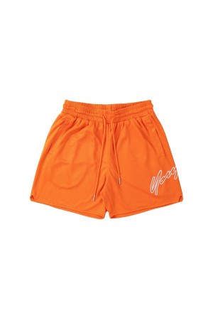 Young LA 117 Sig Shorts Orange Canada | FCLZ-03825