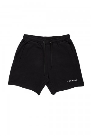 Young LA 118 The Perfect Shorts Black Canada | FPST-04251