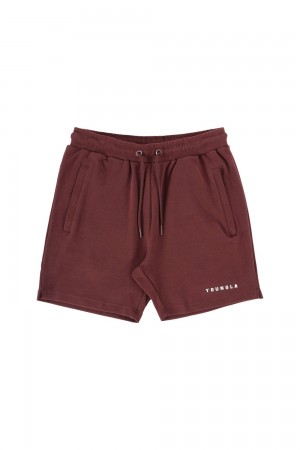 Young LA 118 The Perfect Shorts Burgundy Canada | PDOC-54019