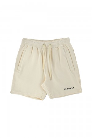 Young LA 118 The Perfect Shorts Cream Canada | OFPN-63708