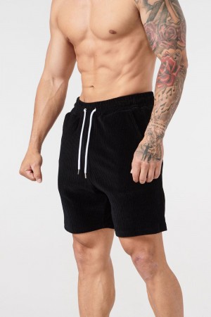 Young LA 119 Cord Collection - Shorts Black Canada | TUEY-81302