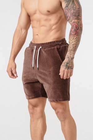 Young LA 119 Cord Collection - Shorts Dark Brown Canada | FUAM-56472