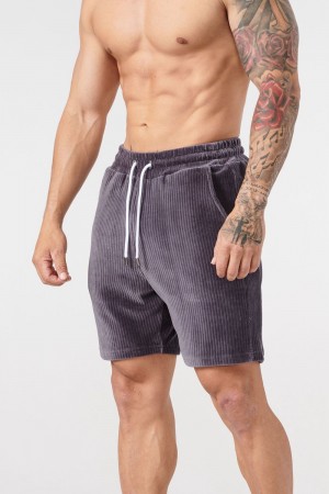 Young LA 119 Cord Collection - Shorts Grey Canada | NGLB-40281