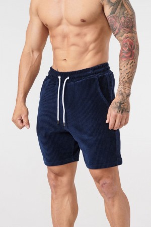 Young LA 119 Cord Collection - Shorts Navy Canada | QBCT-05239