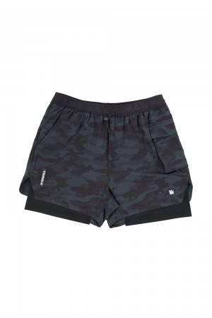 Young LA 121 Performance Line Compression Shorts Camo Canada | EKOA-95138