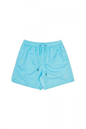 Young LA 123 Pastel Flow Shorts Aqua Canada | RHYF-50932