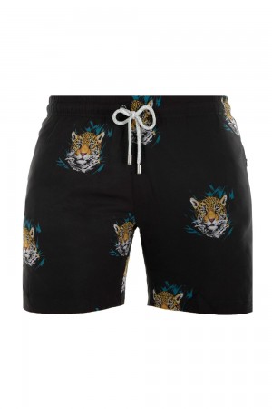 Young LA 128 Abstract Swim Shorts '22 Black Canada | PLFT-90731