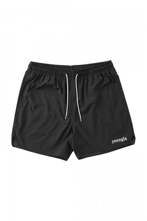 Young LA 131 The Finest Shorts Black Canada | RMXD-15624