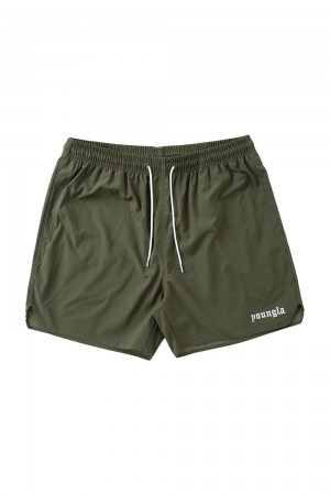 Young LA 131 The Finest Shorts Olive Canada | ZJFI-30795