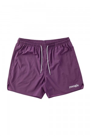 Young LA 131 The Finest Shorts Purple Canada | NQDB-85230