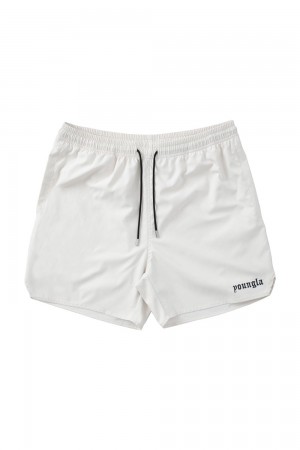 Young LA 131 The Finest Shorts White Canada | AMDL-24695