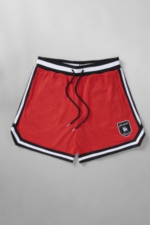 Young LA 133 Home Plate Shorts Red Canada | PFQL-52904