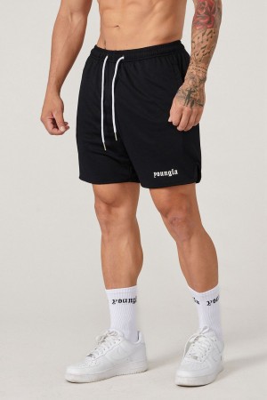 Young LA 134 Game-Time Shorts & Socks Set Black Canada | NZRX-98350