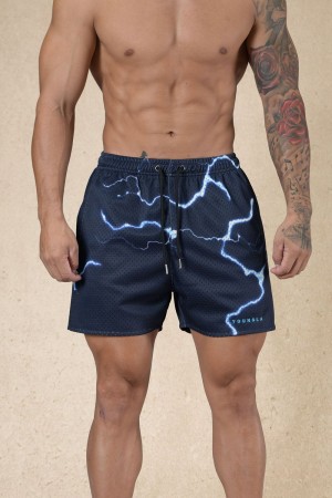 Young LA 135 House Party Shorts Navy Canada | DQUB-80721