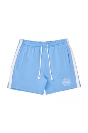 Young LA 137 - Golden Era Bodybuilding Shorts Blue Canada | JRVQ-74182