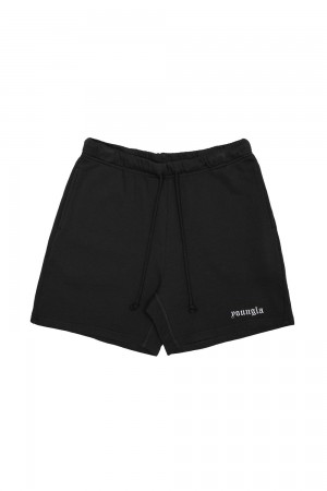 Young LA 139 Earthy Collection - Shorts Black Canada | UOPN-93265