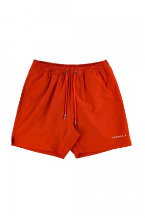 Young LA 140 Frooty Swim Shorts Red Canada | VTGD-06218