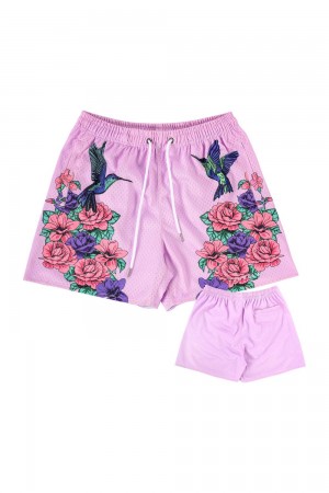 Young LA 141 The Block Party Shorts Pink Canada | FLVH-20153