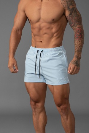 Young LA 143 Short Short Swim Shorts Blue Canada | SBJC-13426