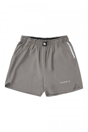 Young LA 146 Sprint Shorts Grey Canada | BIJS-48025