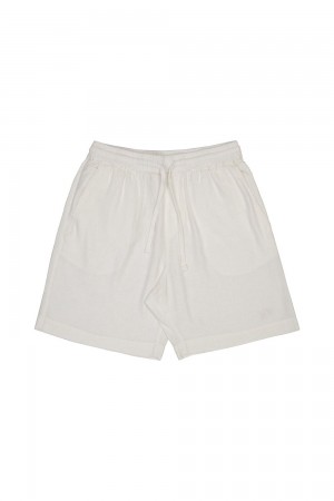 Young LA 147 - Simply Linen Shorts White Canada | IUMQ-34750