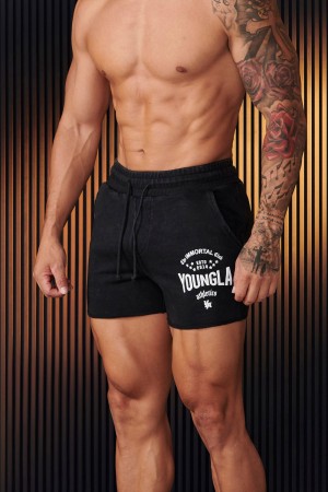 Young LA 152 - Immortal Shorts Black Canada | RPHM-89362