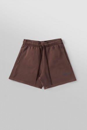 Young LA 153 - Immortal Club Shorts Dark Brown Canada | XSIJ-18429