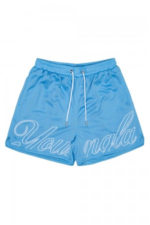 Young LA 155 Championship Shorts Blue Canada | RTUZ-58209