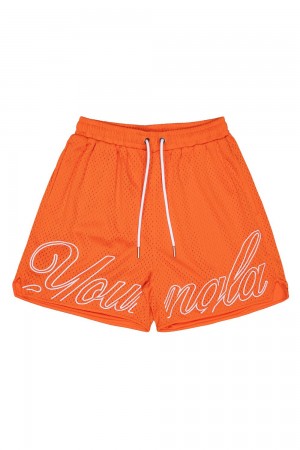 Young LA 155 Championship Shorts Orange Canada | AXTE-63985