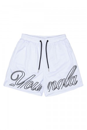 Young LA 155 Championship Shorts White Canada | BNPI-70415