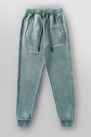 Young LA 2022 - Love Sets - Joggers Turquoise Canada | EDLF-20514