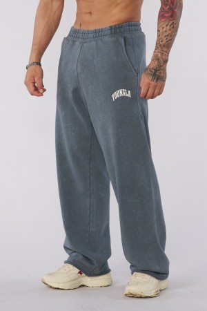 Young LA 2088 - New Wave Baggy Sweats Light Grey Canada | JBLW-60547