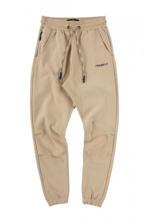 Young LA 210 Kick-Back Joggers Beige Canada | SIFG-38096