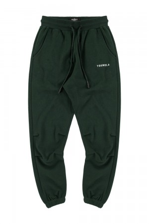 Young LA 210 Kick-Back Joggers Green Canada | XGNS-23157