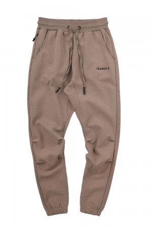 Young LA 210 Kick-Back Joggers Khaki Canada | VDTO-15276