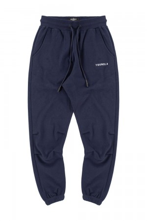 Young LA 210 Kick-Back Joggers Navy Canada | ZSLN-40357