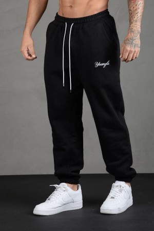 Young LA 211 For Him Joggers Black Canada | OKZP-78140