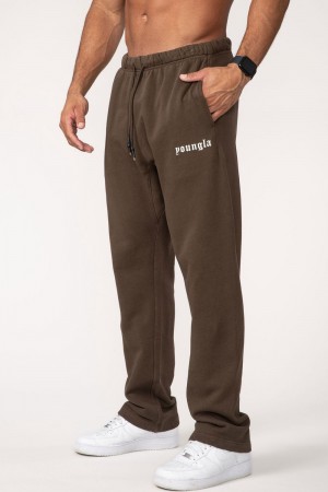 Young LA 216 Eternal No Cuff Sweats Brown Canada | VRHG-42951