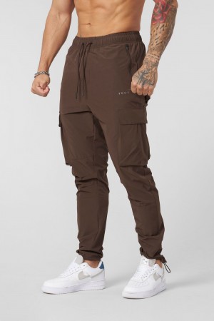 Young LA 218 Travel Cargo Joggers New Colors Brown Canada | NUFG-14390