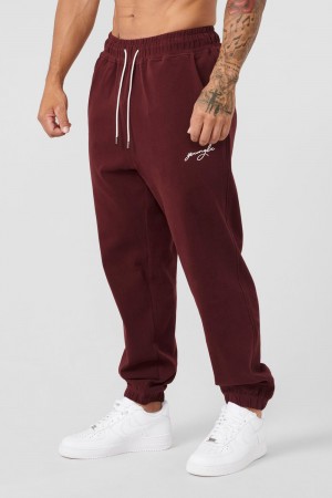 Young LA 219 Chill Cloud Joggers Burgundy Canada | DJNH-50718