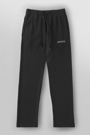 Young LA 230 - No Cuff Thermal Pants Black Canada | XBQU-87652