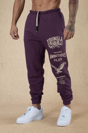 Young LA 233 The Immortal Joggers Burgundy Canada | CVTD-51460