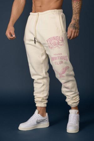 Young LA 233 The Immortal Joggers Cream Canada | SAUG-02891